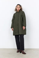 Gia 2 Long Cord Collar Jacke - Forest Night