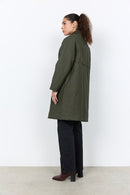 Gia 2 Long Cord Collar Jacke - Forest Night