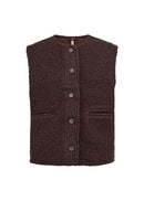 Shaima 10 Waistcoat - Chocolate Plum