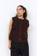 Shaima 10 Waistcoat - Chocolate Plum