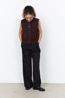 Shaima 10 Waistcoat - Chocolate Plum