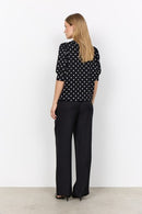 Godiva 1 Polka Dot Blouse - Black Combi