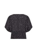 Gilda 1 Polka Dot Blouse - Black Combi