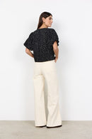 Gilda 1 Polka Dot Blouse - Black Combi