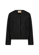 Shaima 11 Round Neck Jacket - Black