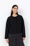 Shaima 11 Round Neck Jacket - Black