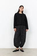 Shaima 11 Round Neck Jacket - Black