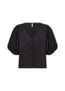 Radia 236 Puff Sleeve Blouse - Black