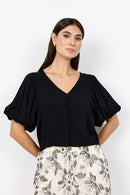 Radia 236 Puff Sleeve Blouse - Black