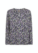 All Over Print Blouse - Lilac Breeze Combi