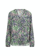 All Over Print Blouse - Lilac Breeze Combi