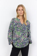 All Over Print Blouse - Lilac Breeze Combi