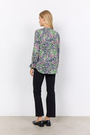 All Over Print Blouse - Lilac Breeze Combi