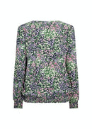 All Over Print Blouse - Lilac Breeze Combi