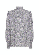 Adine Print Blouse - Lilac Breeze Combi