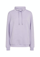 Banu125 High Neck Sweatshirt - Lilac Breeze