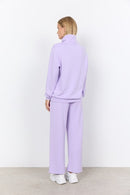 Banu125 High Neck Sweatshirt - Lilac Breeze