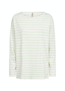 Derby Stripe Top - Bright Green Combi