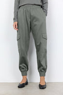Side Pockets Cuff Trouser - Misty