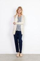 Dollie Loose Fit Cardigan - Cream Melange