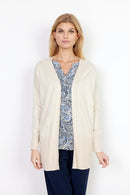 Dollie Loose Fit Cardigan - Cream Melange