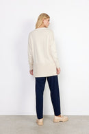 Dollie Loose Fit Cardigan - Cream Melange