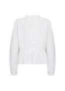 Netti 92 V Neck Blouse - White