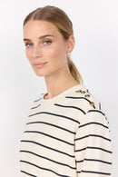 Barni 26 Stripe Jumper - Cream Combi
