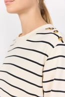 Barni 26 Stripe Jumper - Cream Combi