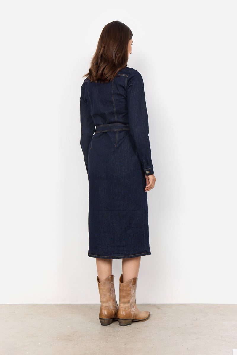 Kimberly 37 Denim Dress - Raw Blue Denim