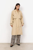Lora 17 Hooded Raincoat - Sand