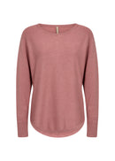 Dollie 620 Round Neck Jumper - Blush Melange