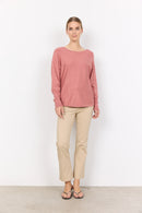 Dollie 620 Round Neck Jumper - Blush Melange
