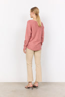 Dollie 620 Round Neck Jumper - Blush Melange