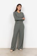 Isel 8 Pinstripe Trouser - Misty Melange