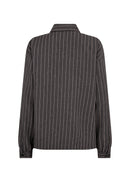 Olivine 1 Pinstripe Shirt - Dark Grey Melange