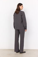 Olivine 1 Pinstripe Shirt - Dark Grey Melange