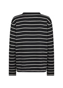 Barni 26 Stripe Jumper - Black Combi