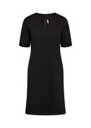 Nanni 6 V Neck Dress - Black