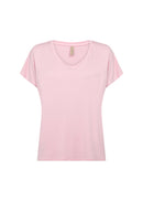 Marica 32 V Neck T-Shirt - Rose