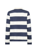 Barni 48 Striped Rugby Shirt - Navy Combi