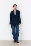 Beth 2 1 Button Blazer - Navy