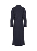 Netti 117 Shirt Collar Dress - Navy