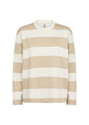 Barni 47 Stripe Jumper - Sand Combi