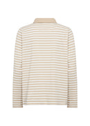 Bri 2 Striped Rugby Shirt - Sand Combi