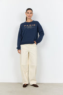 Angelin 6 Paris Sweatshirt - Navy Melange