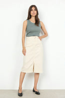 Erna 22 Midi Skirt - Cream