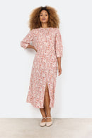 Deniz 2 Round Neck Print Shirt - Dusty Clay Combi