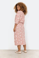 Deniz 2 Round Neck Print Shirt - Dusty Clay Combi