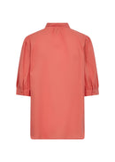 Caliste 11 High Neck Blouse - Dusty Clay